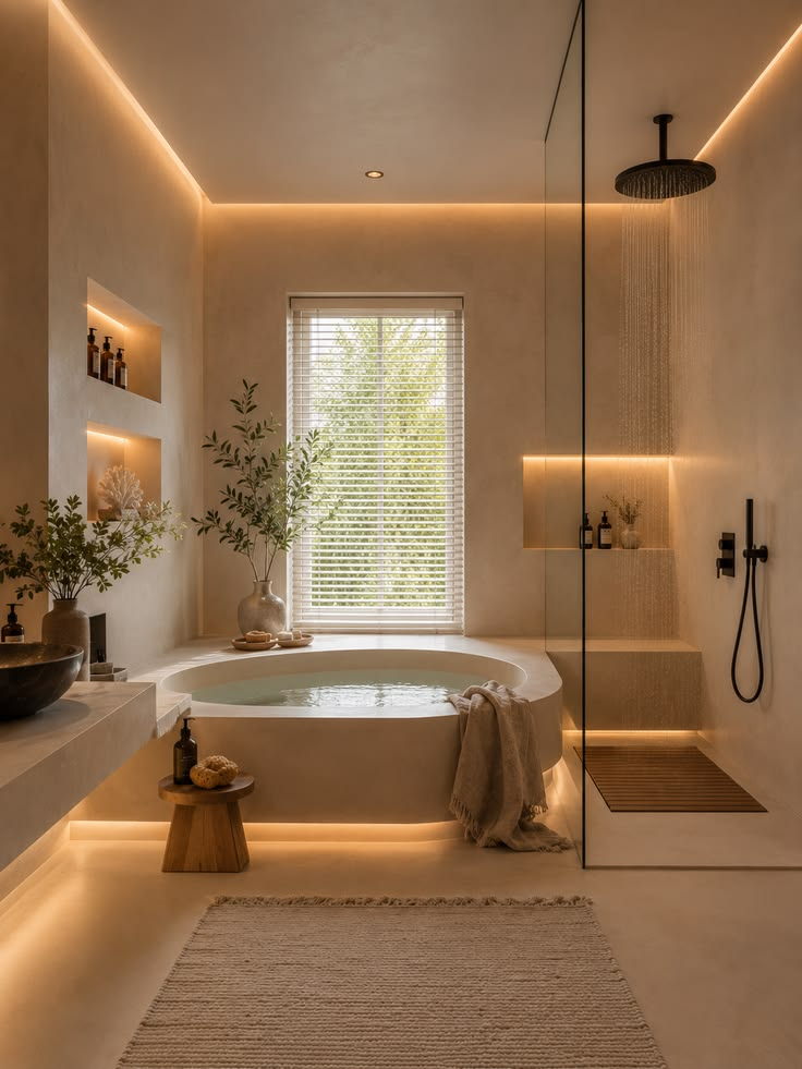 Badkamer met wellnessgevoel